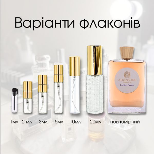 Atkinsons Fashion Decree edt, Италия